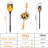 4 Pack Super Larger Size Solar Flame Torch Extra Bright Solar Lights Outdoor Decorative with Flickering Flame-111440179