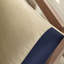 Édredon et coussin confortable à carreaux simples TG - Motif taupe bleu marine avec coussins