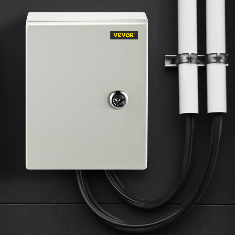Range-câbles VEVOR, Gris, H 10 po x l 8 po x P 6 po