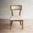 Ashley Linen Upholstered Solid Wood Side Chair in Bedford
