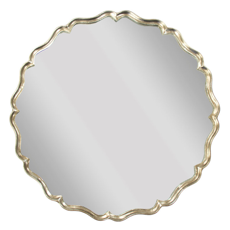 Goyette Scalloped Metal Wall Mirror