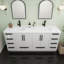 Meuble-lavabo autoportant avec lavabo double 70,8 po Carla-500595064-500595071