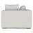 Jasmine Right-Arm Sofa Module 44-inches Wide, Handcrafted Contemporary-Style Right-Arm Accent Chair for Living Room