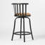 Tabourets pivotants de style industriel de 24 à 29 po à hauteur réglable pour la cuisine, la salle à manger et le bistro