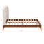 Grand lit tapissier, cadre de lit en bambou