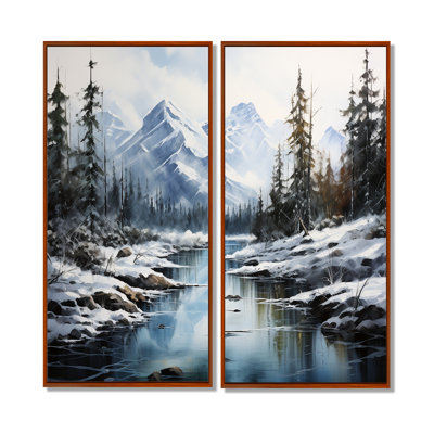 Canada Misty Mountain Majesty IV - art mural traditionnel