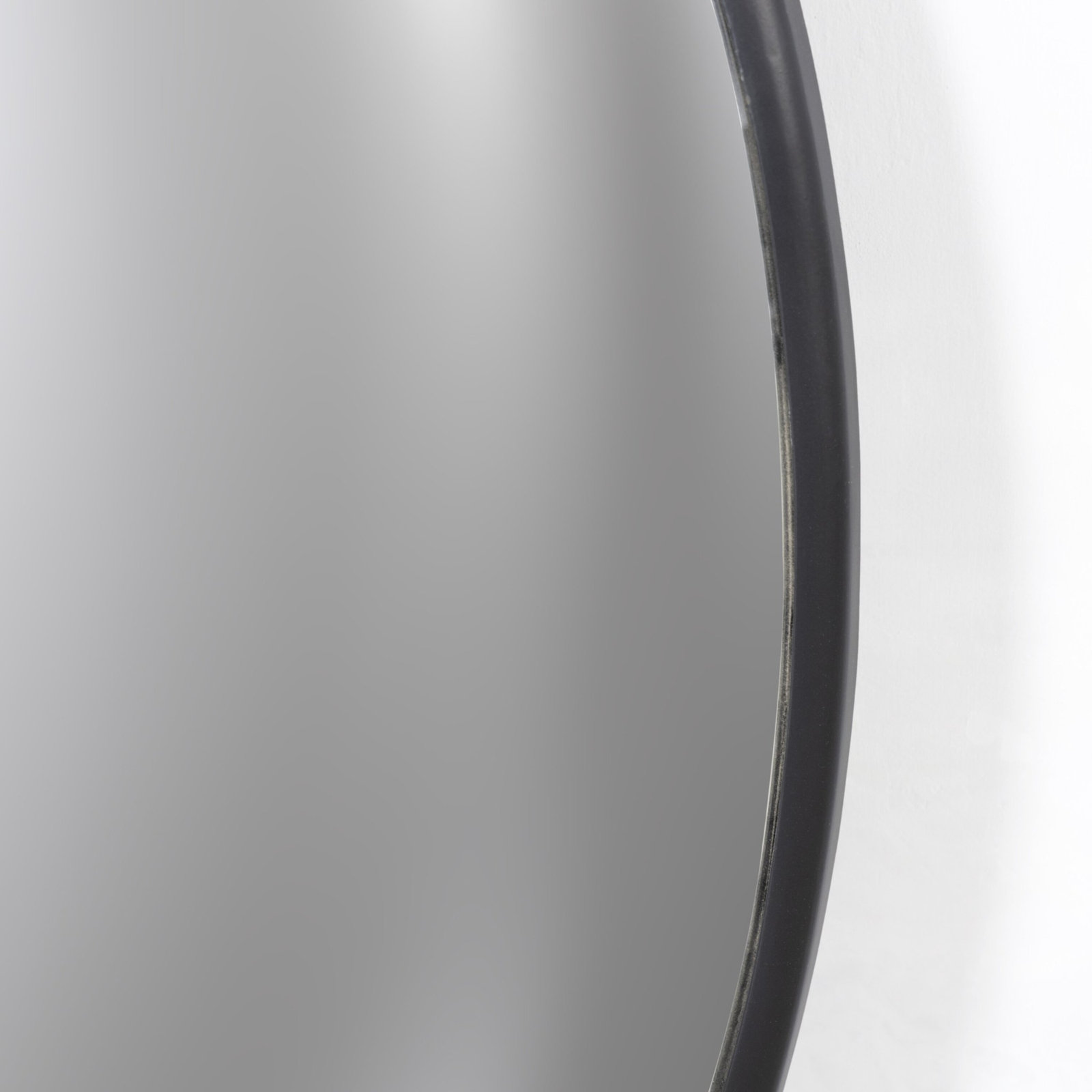 47" Accent Mirror, Matte Black