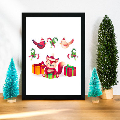 Decorative Framed MDF Painting