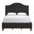 Herning Upholstered Slat Bed With Curved Headboard - Queen Size-100095268