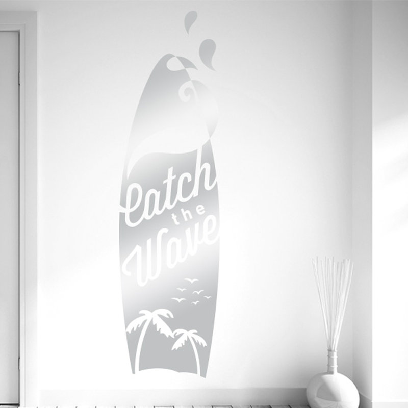 Nautical & Beach Wall Decal, Shiny Silver