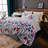 Floral Quilt Set - Lightweight Soft Floral Bedspread for Bedroom Decor-1789830444
