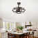Arlo Caged Ceiling Fan with Lights, Remote Control & Reversible Motor (Bulb Not Included)
