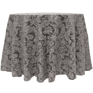 Miranda Solid Color Round Tablecloth