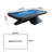 Solid Wood Cross-leg Standard 8'Pool Table/Convertible Conference