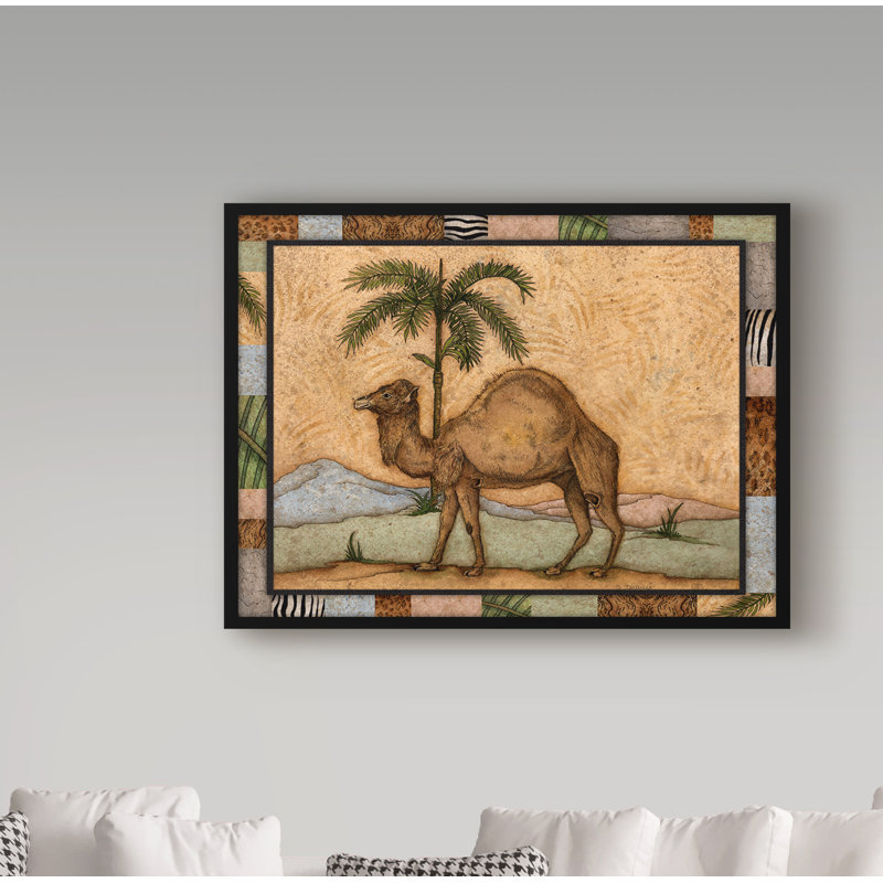 «Camel» par Dodgens, reproduction d'art sur toile tendue, H 35 po x l 47 po x P 2 po