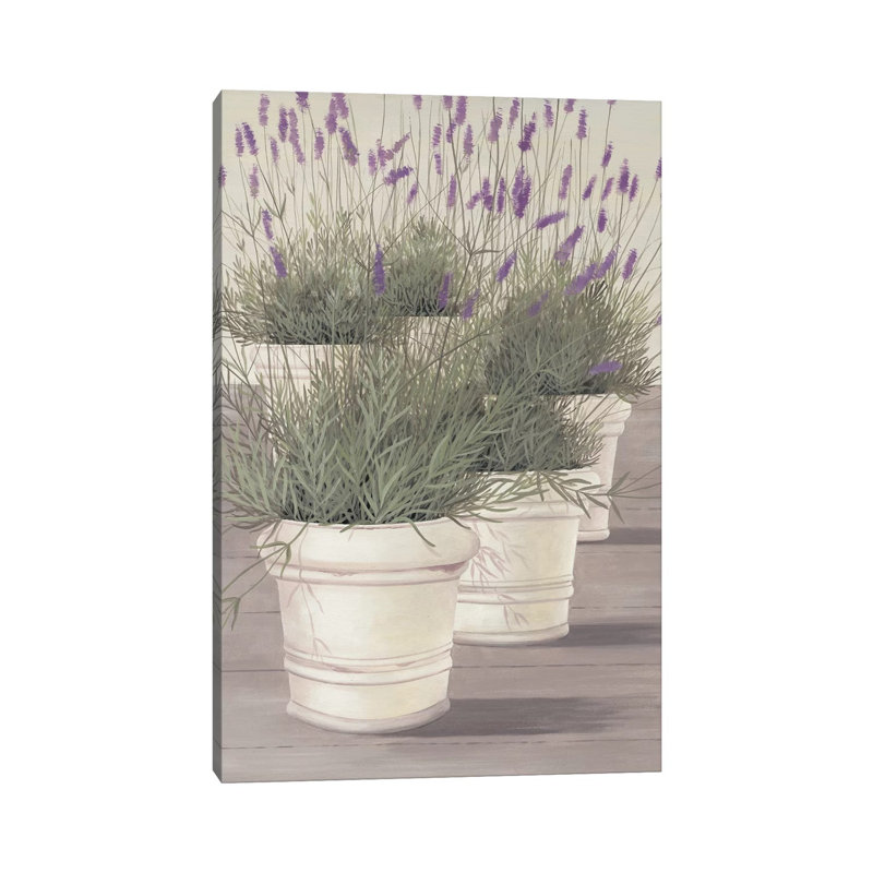 Lavender 1 Piece Wrapped Canvas Wall Art, 101.6 cm H x 66.04 cm W x 3.175 cm D