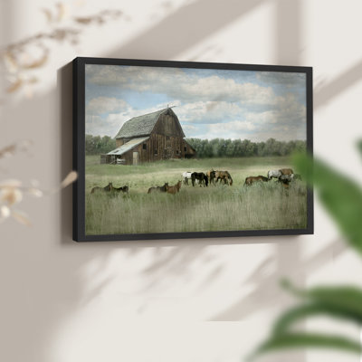 Serenity Pasture - Reproduction encadrée - Restickable