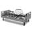 Adjustable Hospital Bed For Home Use With Wired Remote Control