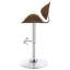 Tabouret de bar polyvalent et réglable avec revêtement de qualité supérieure et base stable