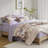 Floral Comforter Set With Bed Sheets-122817838-122817841