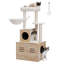 Modern Wood Cat Condo With Litter Box-889494969