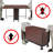 Extendable Pine Metal Base Dining Table