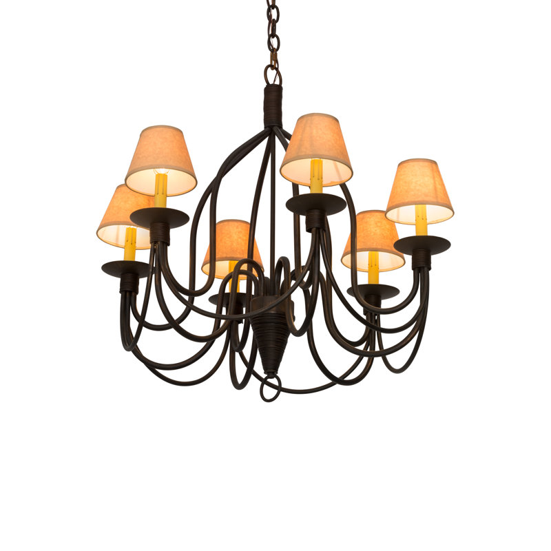 Carruthers 6 - Light Dimmable Empire Chandelier