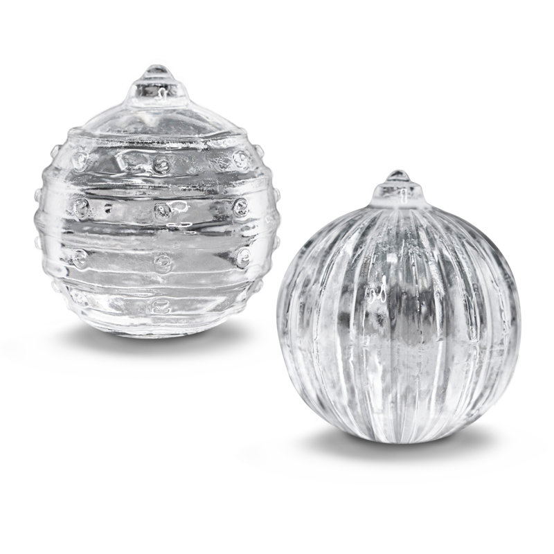 Dots and Stripes Ornament Ice Cube Tray