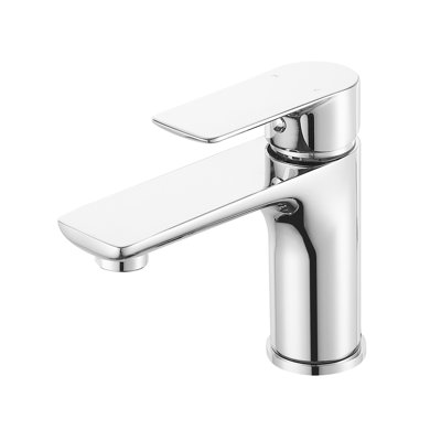 Hot And Cold Bathroom Faucet - Brass, Modern Style, Single Handle Tap Brass Sink Handle, Aerator For Smooth Flow, & Water