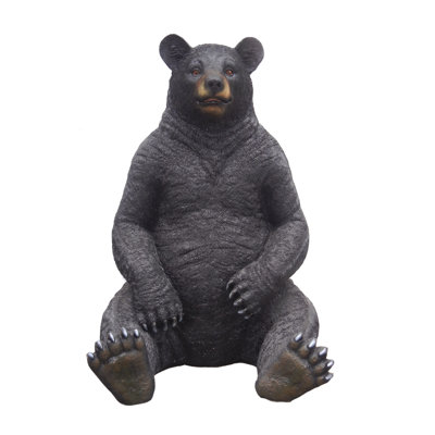 Statue assis ours