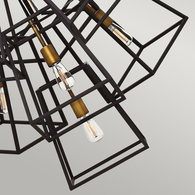Poulan 7 - Light Bronze Cluster Pendant