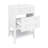 24" Bathroom Vanity With Sink, Drawer And Open Shelf
