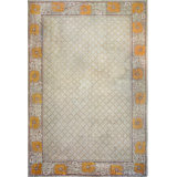 Antique Oversized Donegal - Arts & Crafts Ireland Allover Geometric Rug