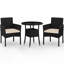 Outdoor Rattan Chairs and Side Table-1854214463
