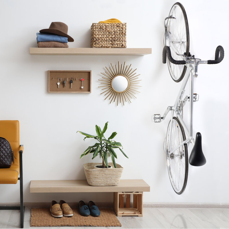 Leonardo  delta Alloy Wall Mounted Bike Storage Hook
