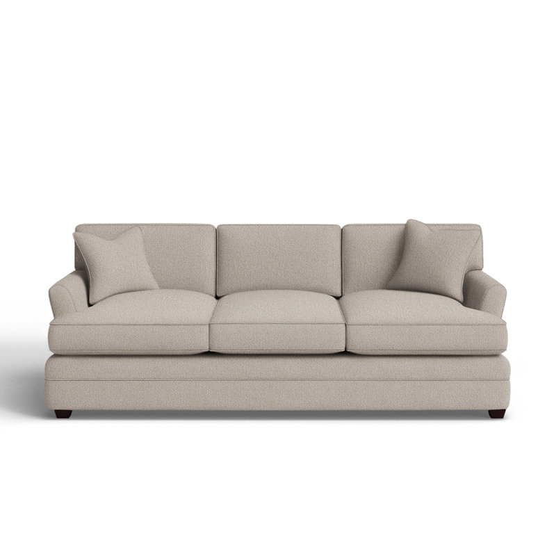 Harriss Upholstered 91'' Sofa, Reese Oatmeal Performance Chenille