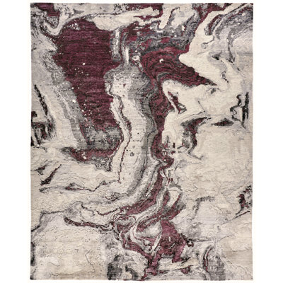 Valencia Modern Abstract Gray Area Rug