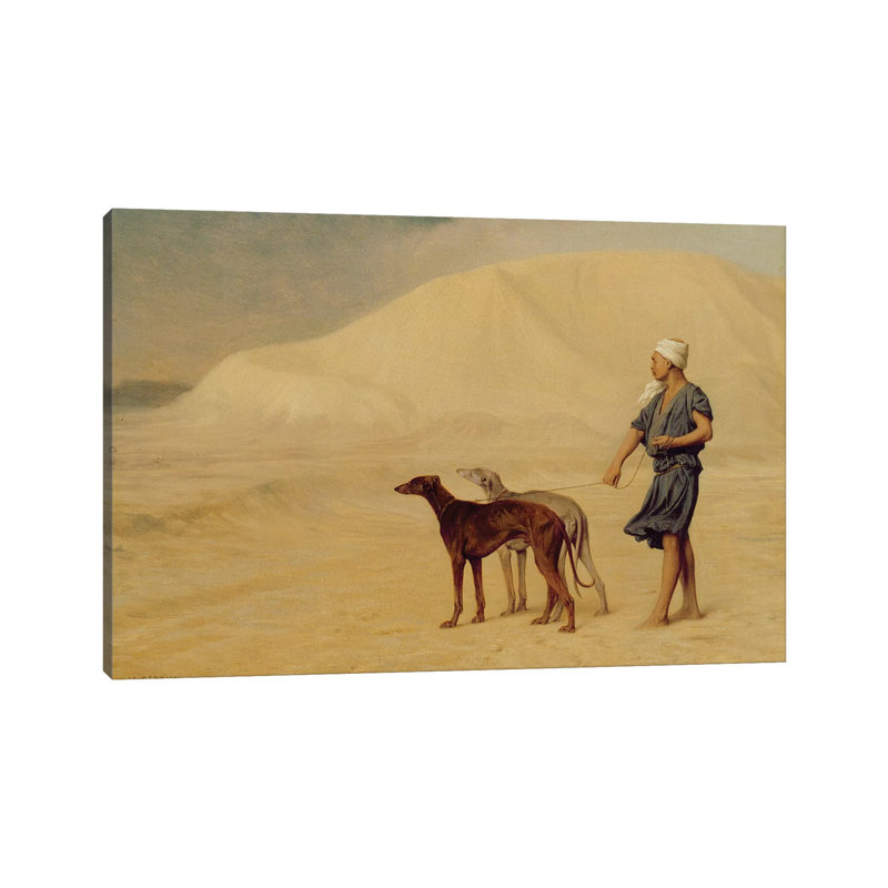 On The Desert by Jean Leon Gerome - Wrapped Canvas Print, 66.04 cm H x 45.72 cm W