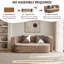 Upholstered 78.74 " Sofa Bed