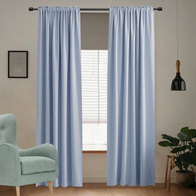 Room Darkening Curtains,2 Panels Set