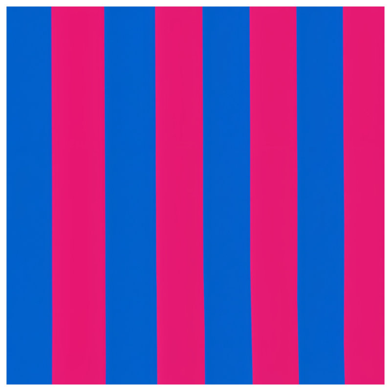 Couvertures à rayures bleues, L 50 po x H 60 po