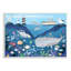 Illustration d'un enfant sous-marin, requin-baleine - peinture-60025486-60025492