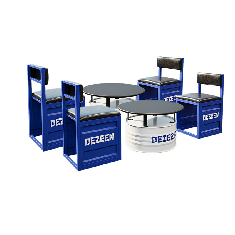 Kathina 4 - Person Pedestal Dining Set