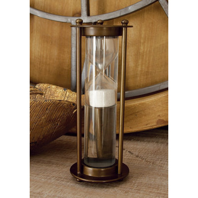 Bonilla Aluminum Metal Hourglass Timer with Water Tube