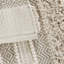 Tapis tissé à rayures tissées texturé naturel 22 po x 58 po-521809191