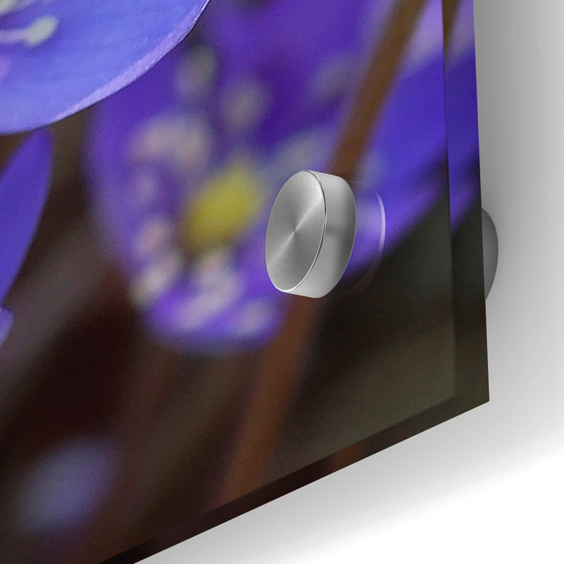 «Fleurs mauves 1» par PhotoINC Studio, H 24 po x l 24 po x P 0,2 po