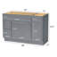 Base de meuble-lavabo simple 48 po seulement-94091278