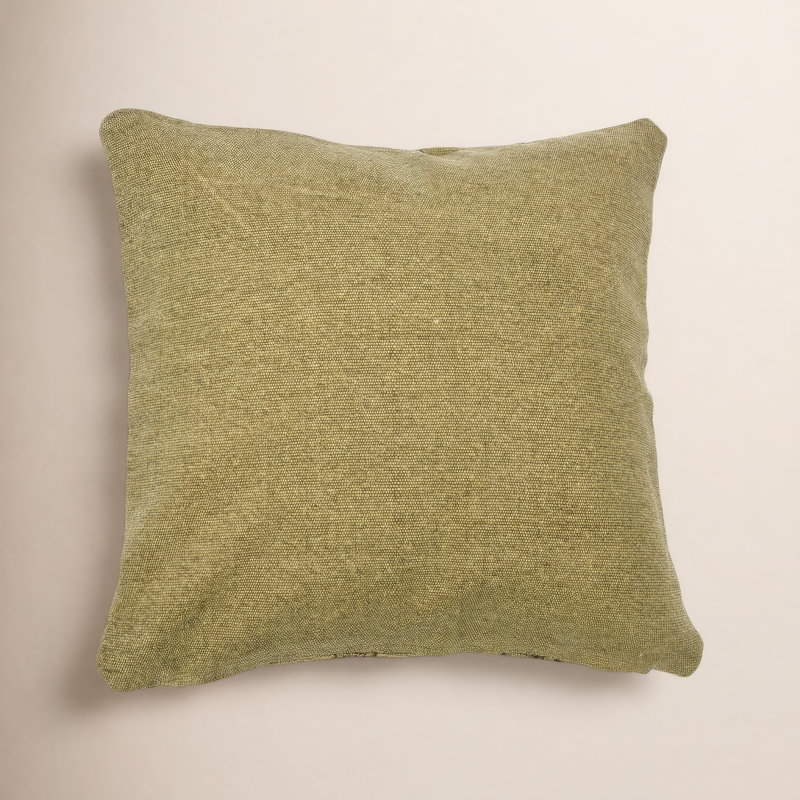 Elswickee Floral Cotton Throw Pillow, Brown/Gray, Pillow Cover Only - No Insert