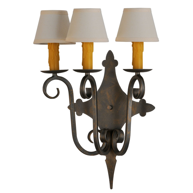 Angelique 3 - Light Armed Sconce