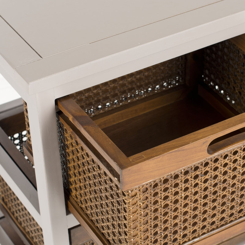 Chara 4 Drawer Chest, Grey
